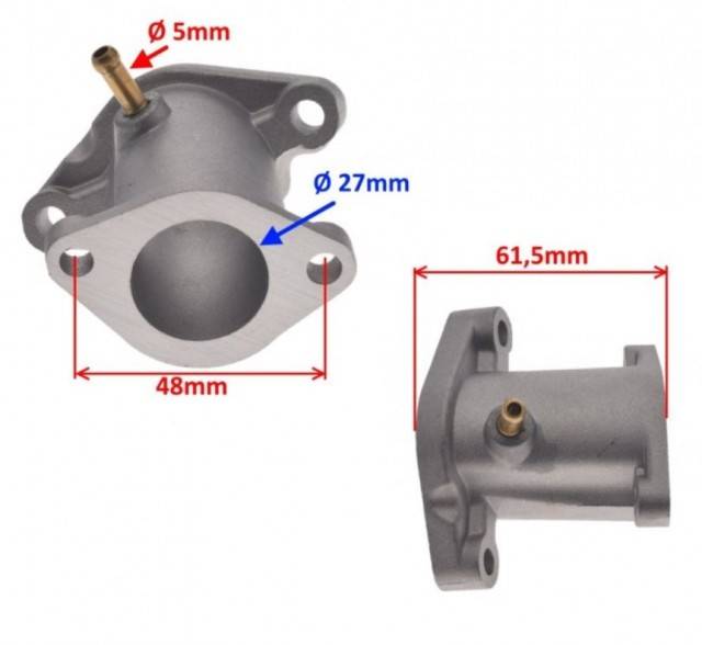 Galerie admisie carburator Yamaha YBR 125