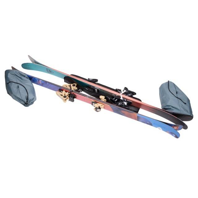 Geanta schi Thule RoundTrip Double Ski Roller 192cm, Negru, 2024