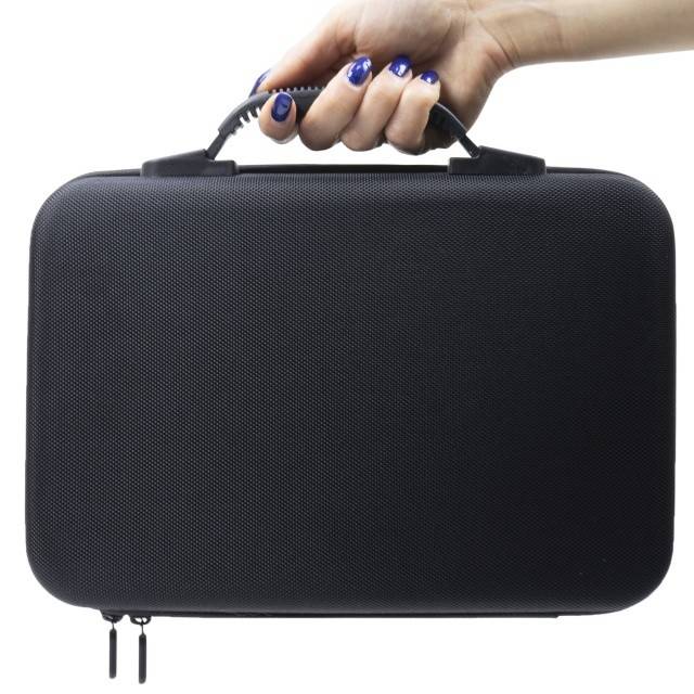 Geanta uleiuri esentiale PNI MyOil 60 cu burete protectie, culoarea Negru