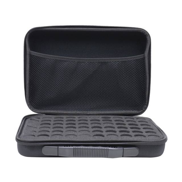 Geanta uleiuri esentiale PNI MyOil 60 cu burete protectie, culoarea Negru