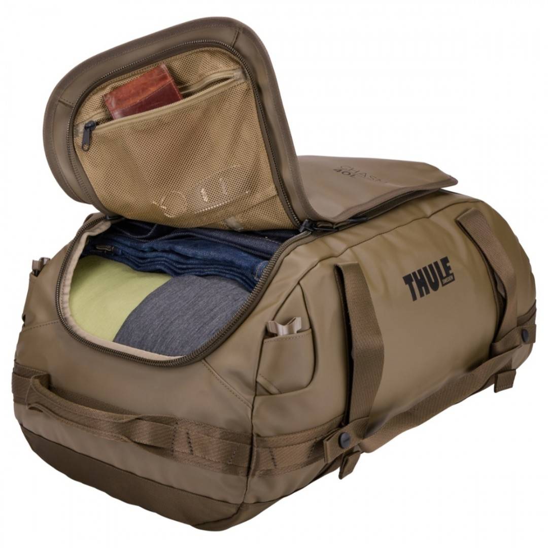 Geanta voiaj duffel, Thule, Chasm, 40L, Deep Kaki