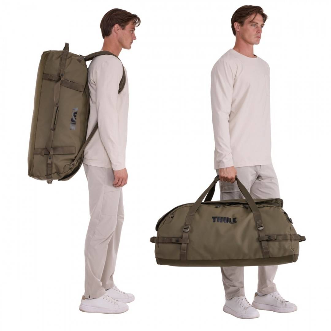 Geanta voiaj duffel, Thule, Chasm, 90L, Deep khaki