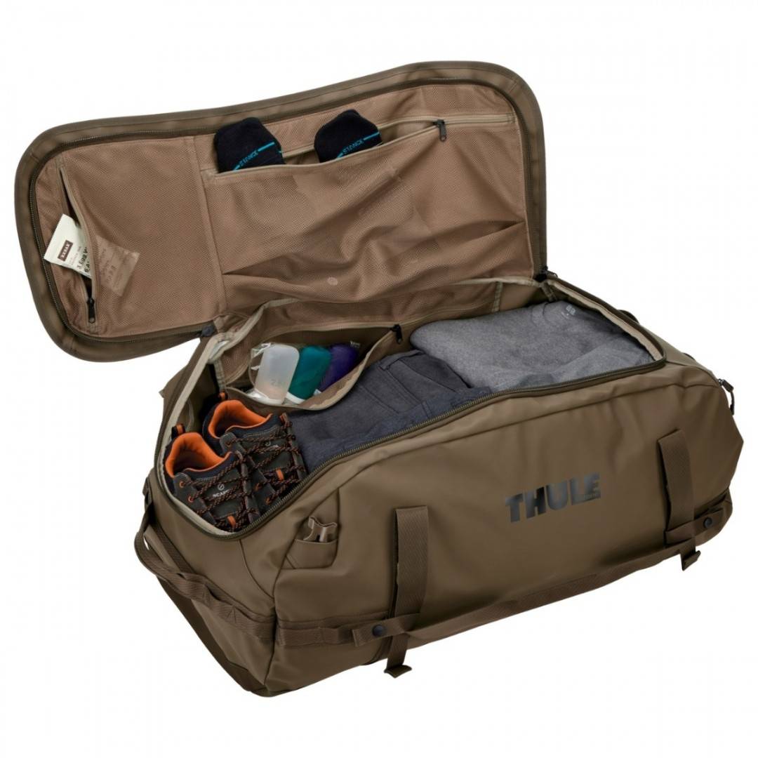 Geanta voiaj duffel, Thule, Chasm, 90L, Deep khaki
