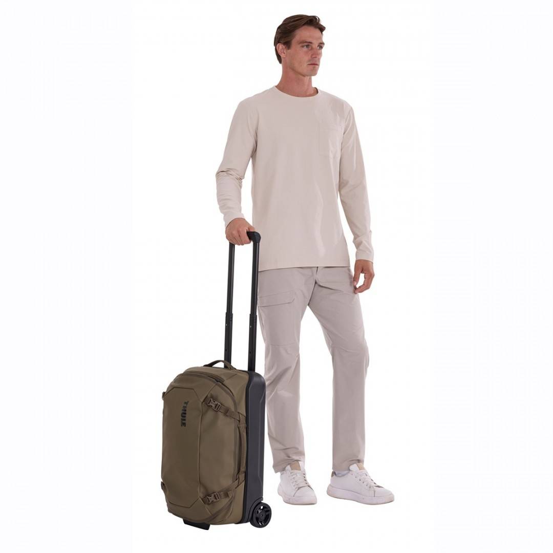 Geanta voiaj Thule Chasm Wheeled Carry-On Duffel 40L, Deep Khaki