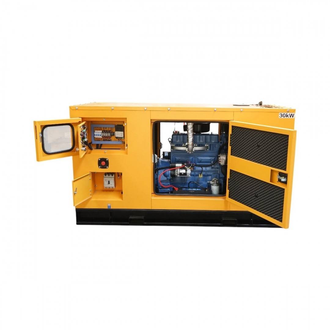 Generator electric trifazat insonorizat 27.5KVA, 230/400V, motor diesel Ricardo 30kW ZH4100D Breckner Germany