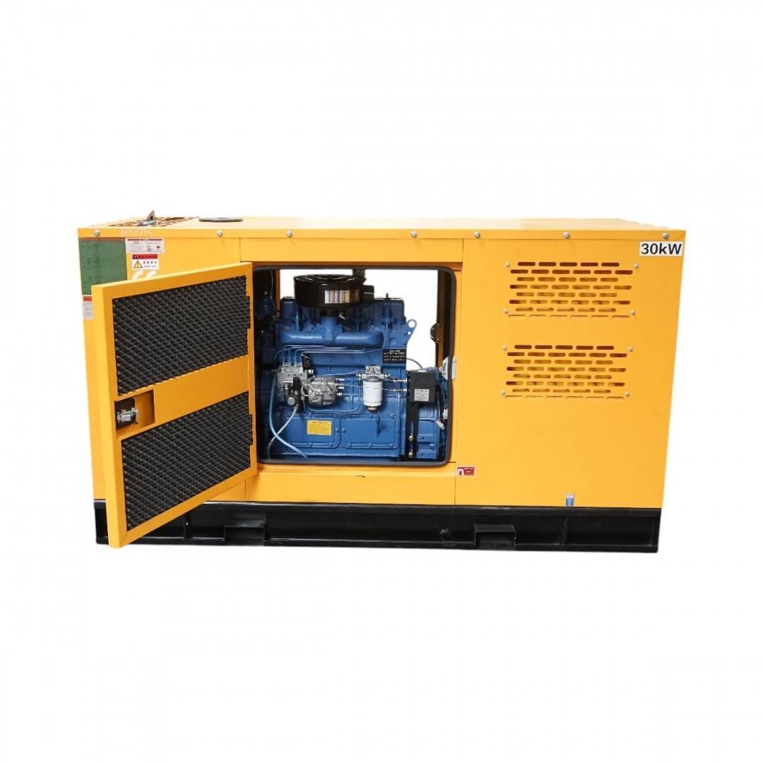 Generator electric trifazat insonorizat 27.5KVA, 230/400V, motor diesel Ricardo 30kW ZH4100D Breckner Germany