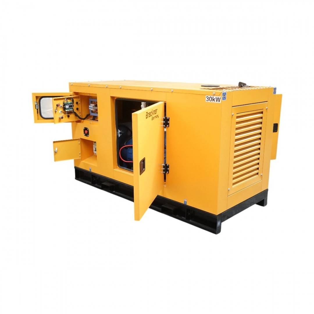Generator electric trifazat insonorizat 27.5KVA, 230/400V, motor diesel Ricardo 30kW ZH4100D Breckner Germany