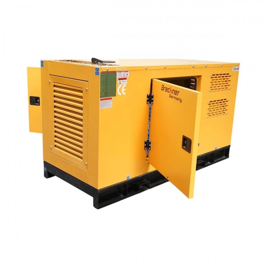 Generator electric trifazat insonorizat 27.5KVA, 230/400V, motor diesel Ricardo 30kW ZH4100D Breckner Germany