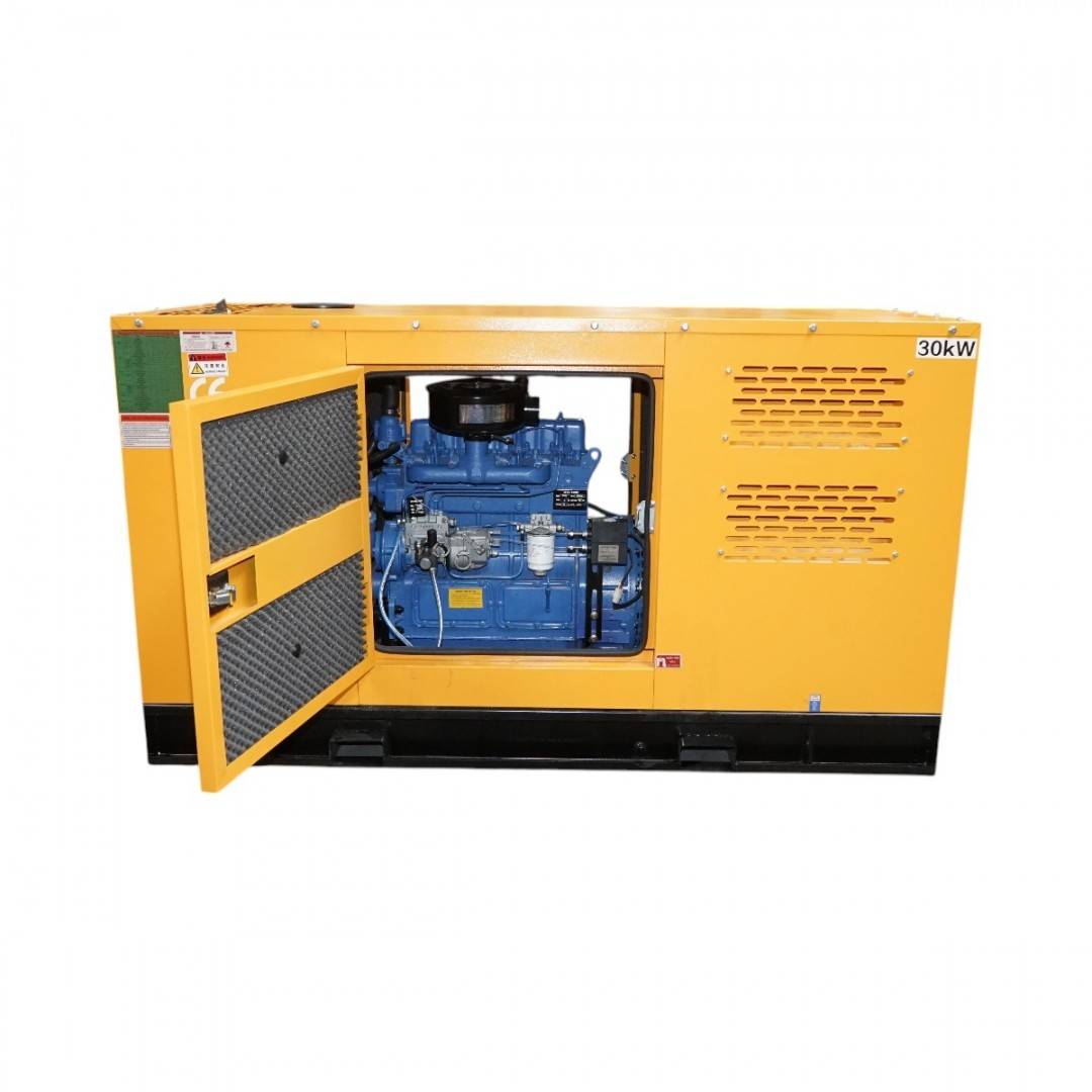 Generator electric trifazat insonorizat 27.5KVA, 230/400V, motor diesel Ricardo 30kW ZH4100D cu ATS integrat Breckner Germany