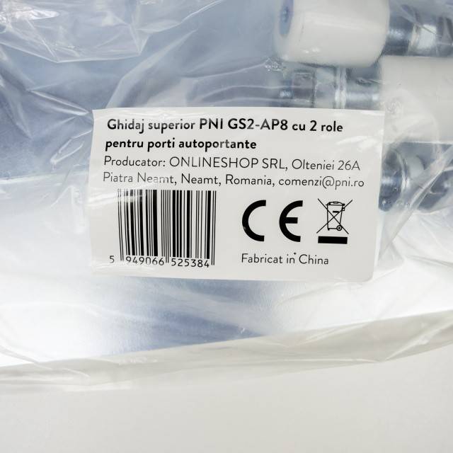 Ghidaj superior PNI GS2-AP8 cu 2 role pentru porti autoportante
