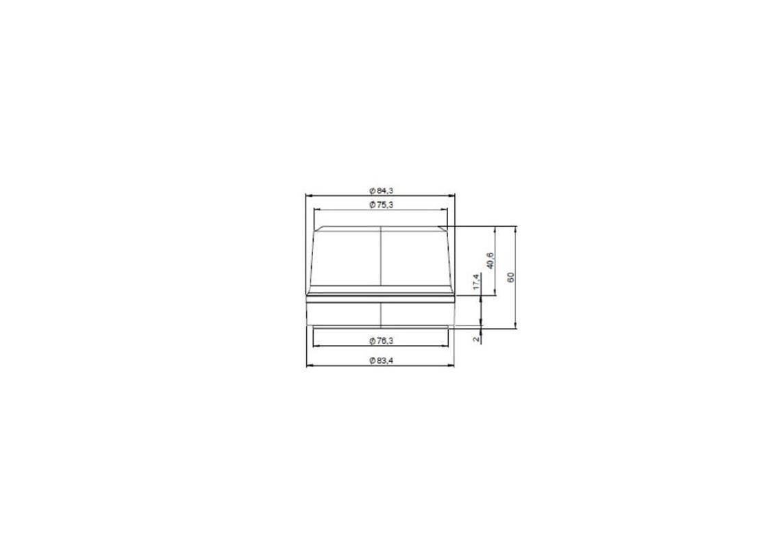 Girofar de avertizare cu magnet LED V16 Osram