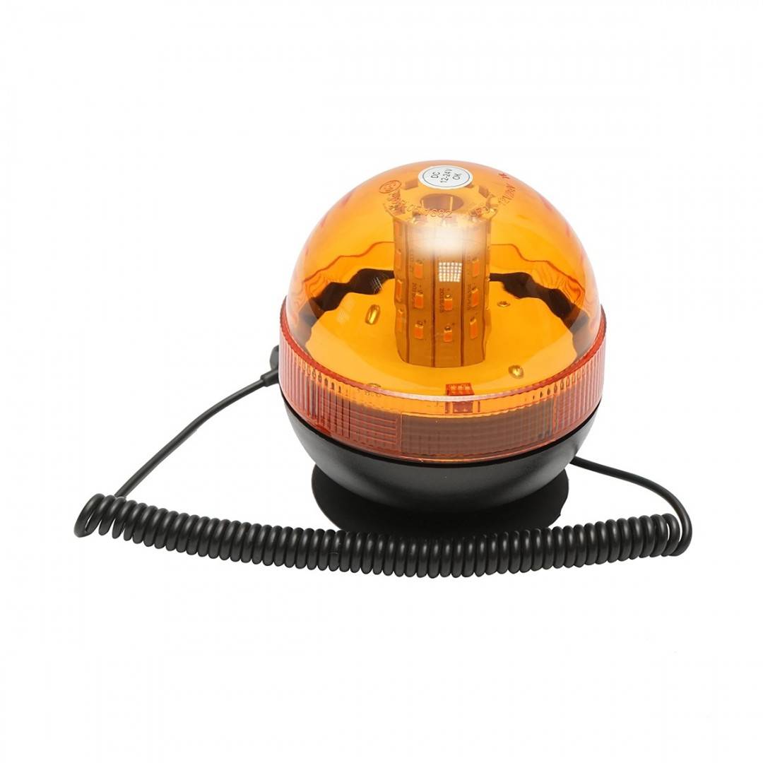 Girofar LED 12-24V cu 3 functii si talpa magnetica IP65