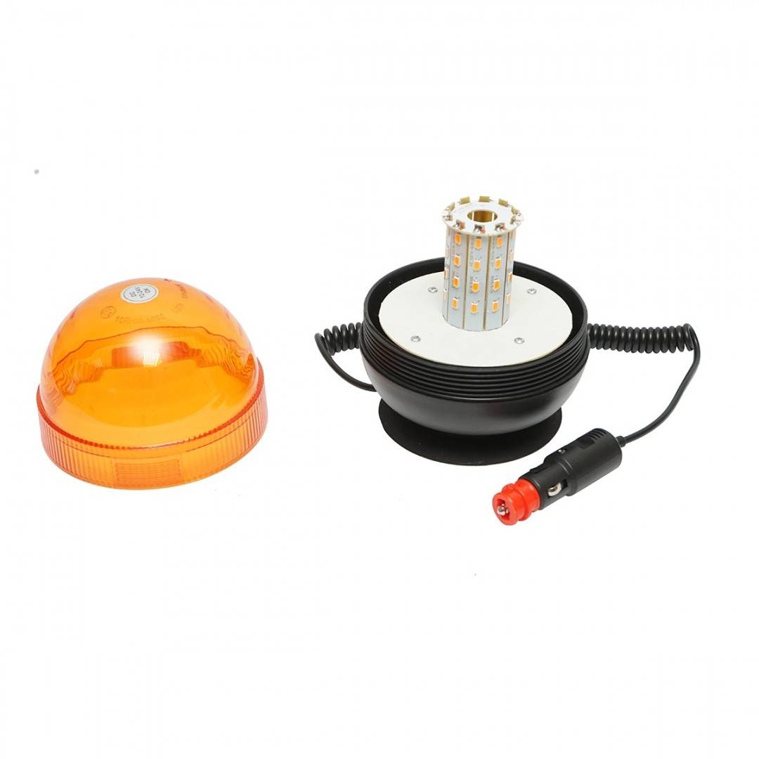Girofar LED 12-24V cu 3 functii si talpa magnetica IP65