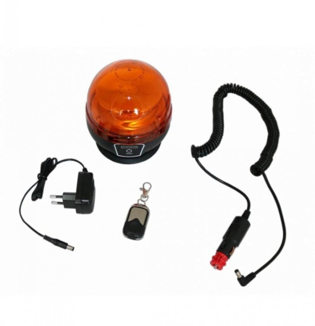 Girofar LED cu magnet, baterie, wireless si telecomanda PULSAR