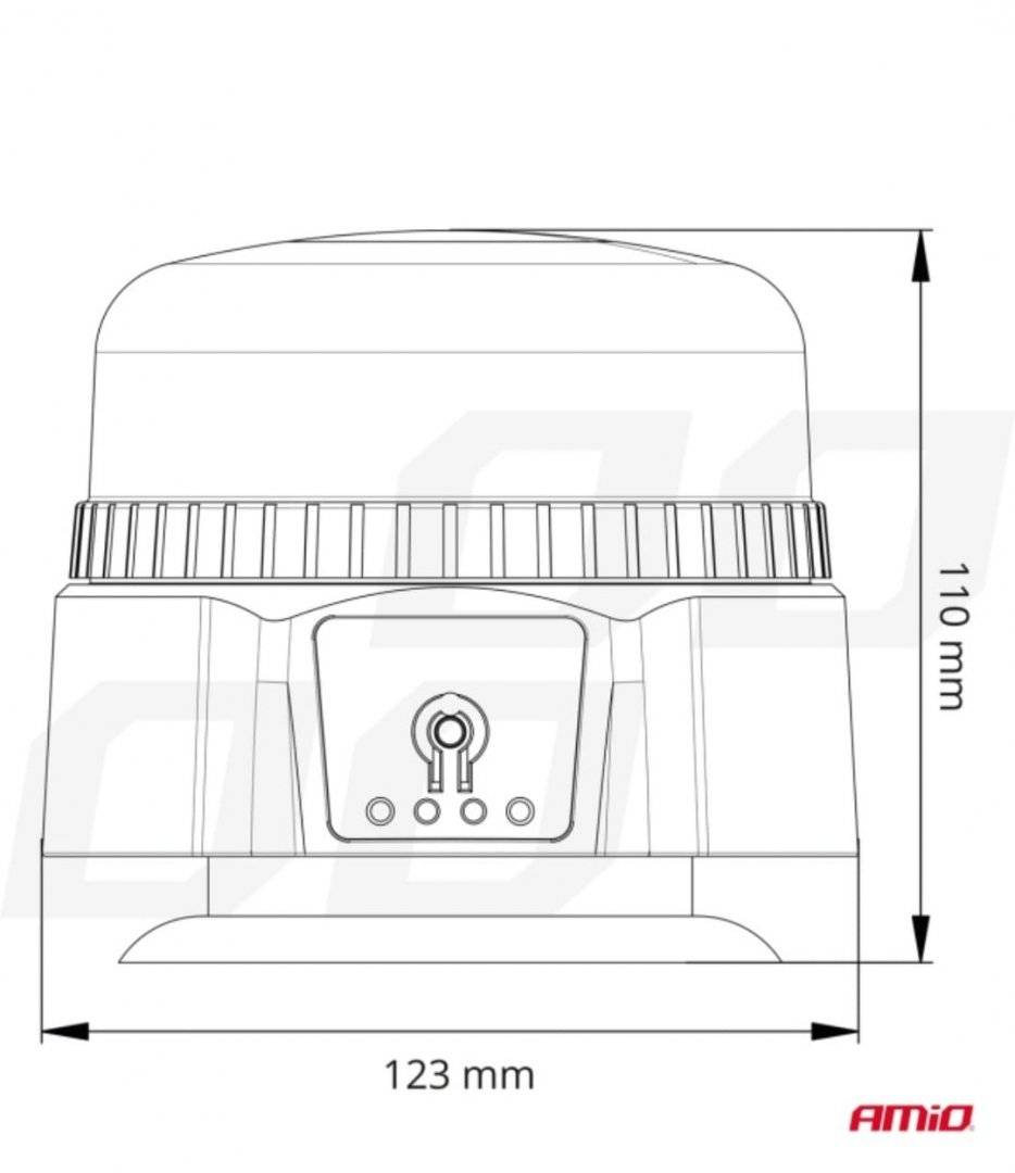 Girofar wireless auto cu magnet R65 R10 12/24V AMIO
