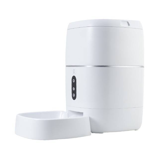 Hranitoare inteligenta de mancare PNI MyPet PT033PF pentru animale de casa, WiFi, 3 litri, programabil din aplicatia dedicata Tuya Smart, integrare