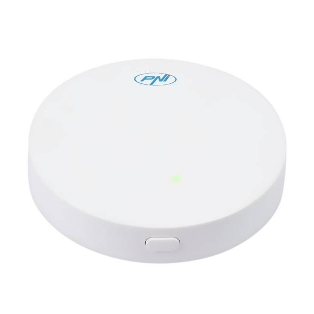 Hub Internet PNI CT25WIFI pentru Cap termostatic PNI CT25T, pentru control temperatura calorifere din aplicatie mobil Tuya Smart, integrare in