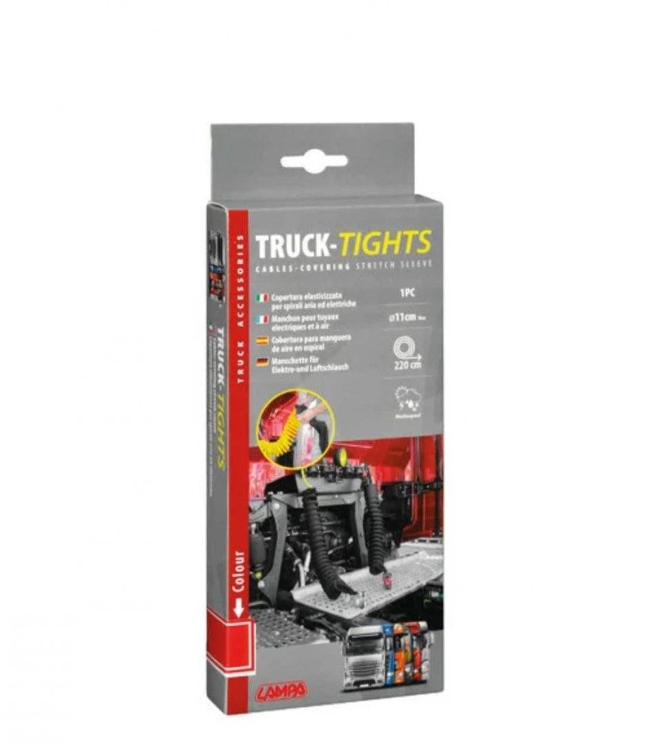 Husa protectie cablu si furtun spiralat 2.2M Rosu