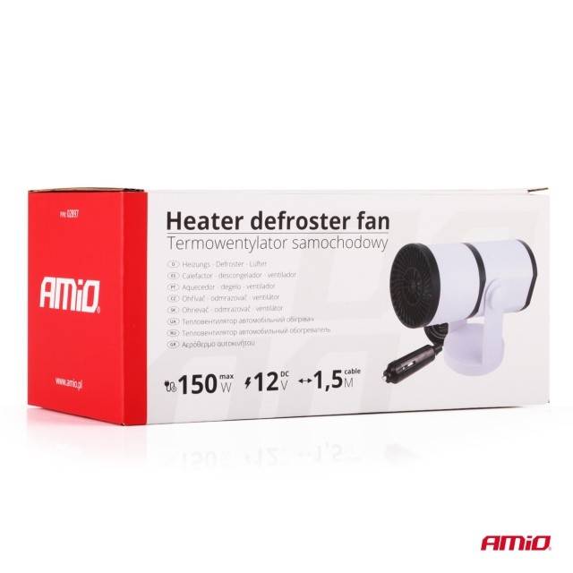 Incalzitor, dezghetator, ventilator -12V 150W
