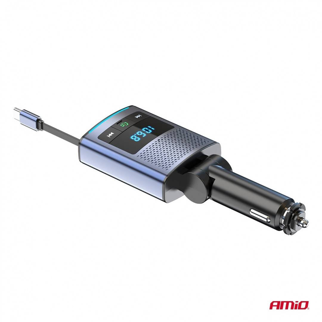 Incarcator - Modulator FM - Bluetooth Amio