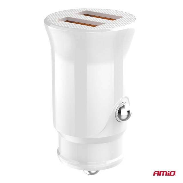 Incarcator 2x USB-A 10.5W 12/24V AMIO