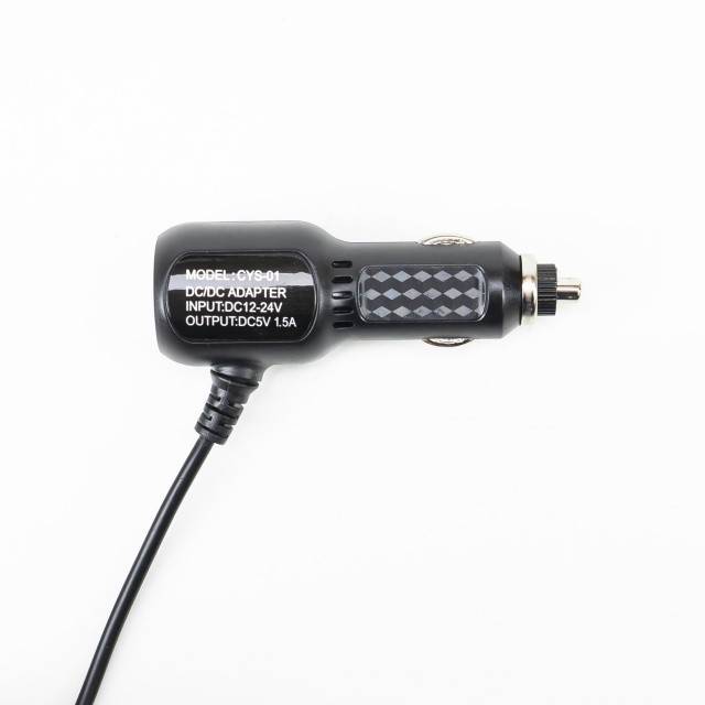 Incarcator auto cu mufa micro USB 12V/24V - 5V 1.5A pentru DVR auto, lungime cablu 3.5m