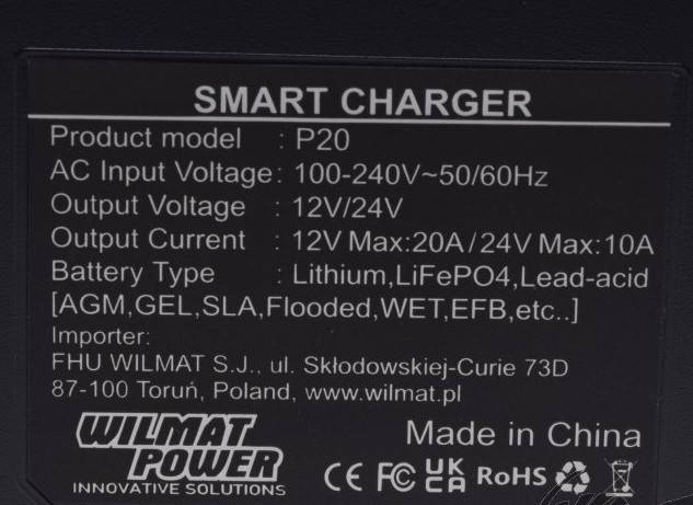 Incarcator baterie Smart Litiu/LiFePO4, AGM 12V-24V