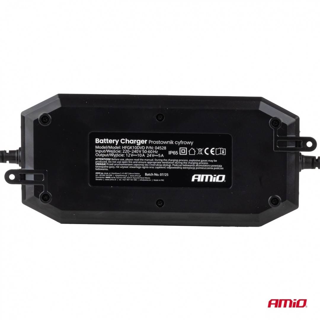 Incarcator digital baterie LiFePo4 MAX 10A 12/24V PRO Amio