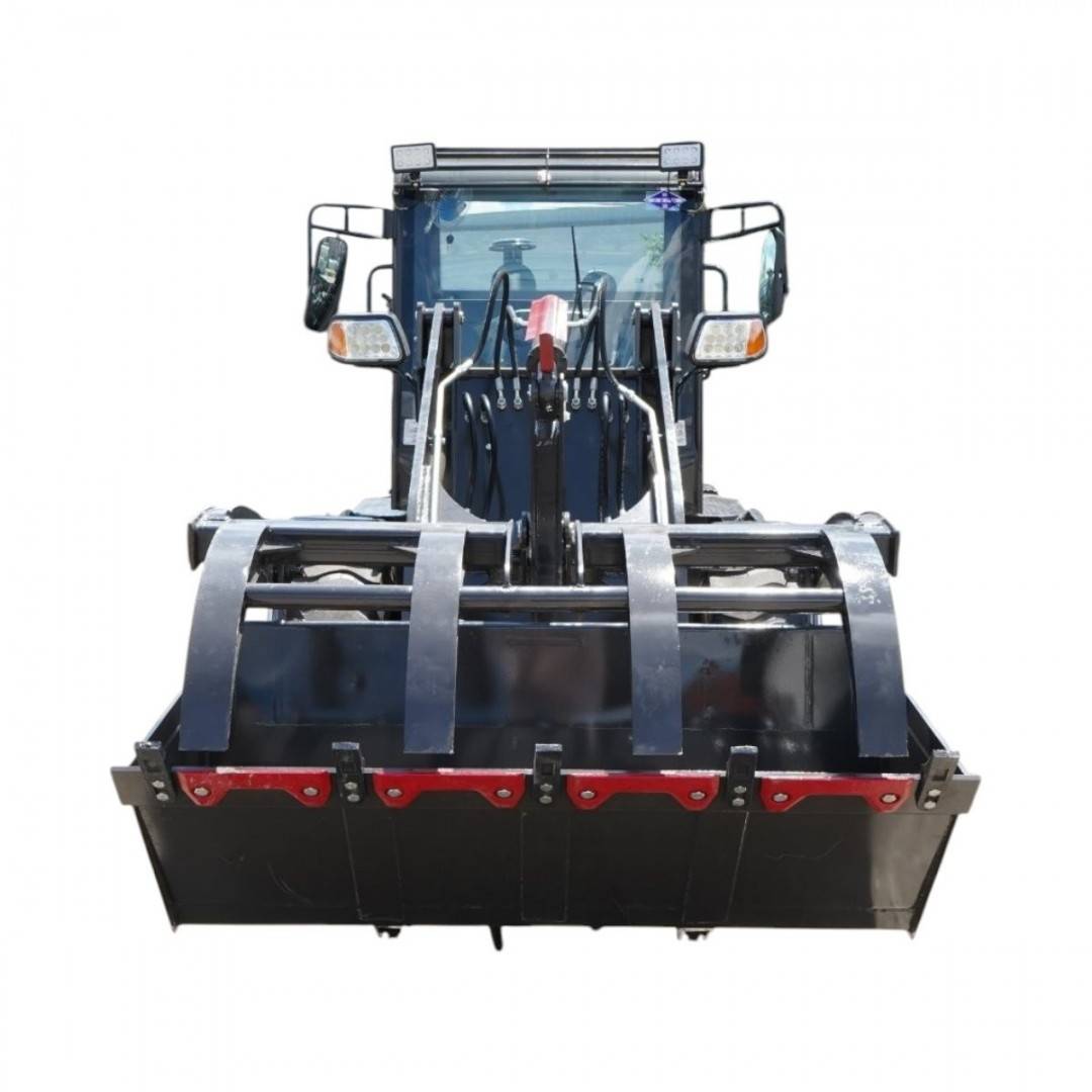 Incarcator frontal articulat WOLA 1T, 4x4, motor diesel 57CP, cupa cu gheara 0.8 m³ THOR