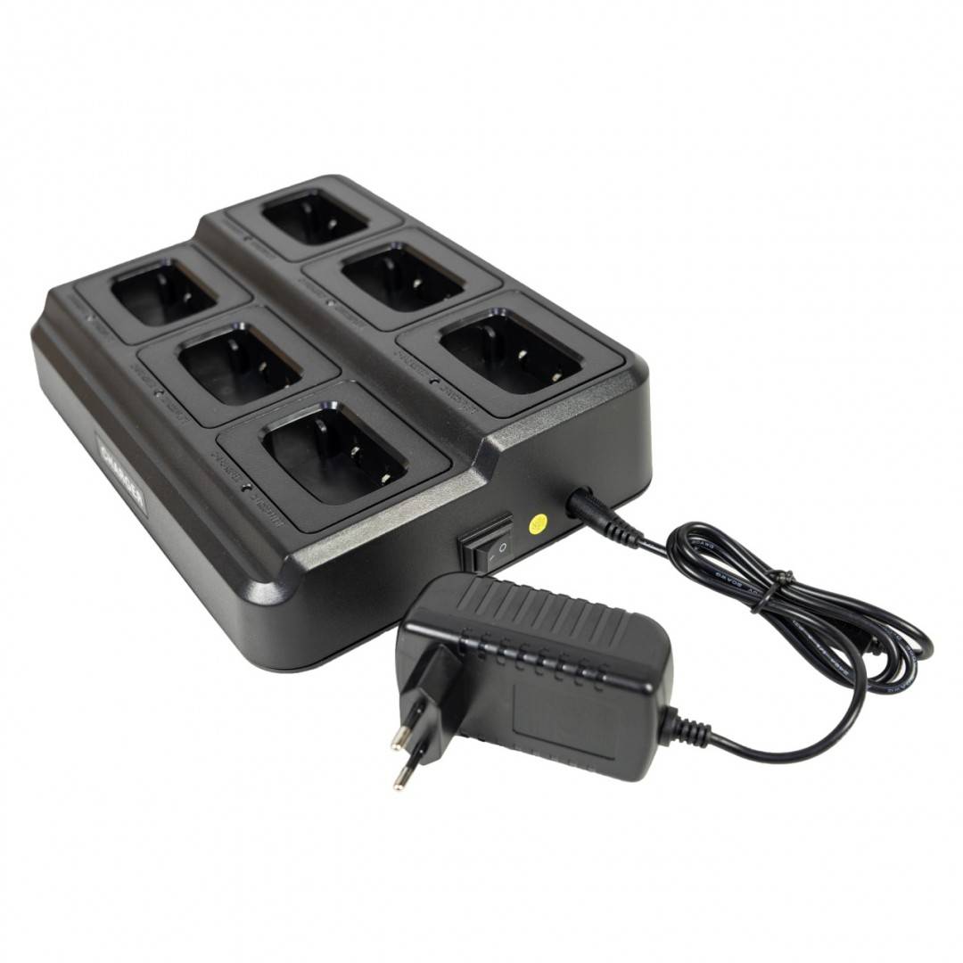 Incarcator multiplu PNI WCR406 pentru incarcare simultana 6 statii radio PNI PMR R40 PRO