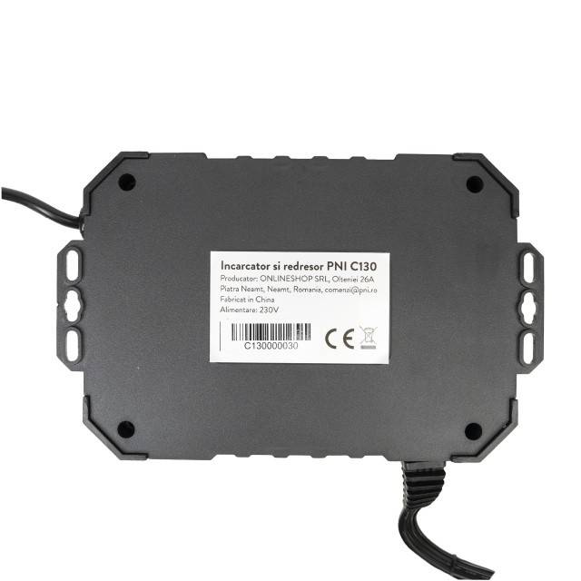 Incarcator si redresor PNI C130 pentru acumulatori auto, intrare 230V, iesire 6V/12V 2A 4A 8A 12A, iesire 24V 1A 2A 4A 6A, 2 porturi USB