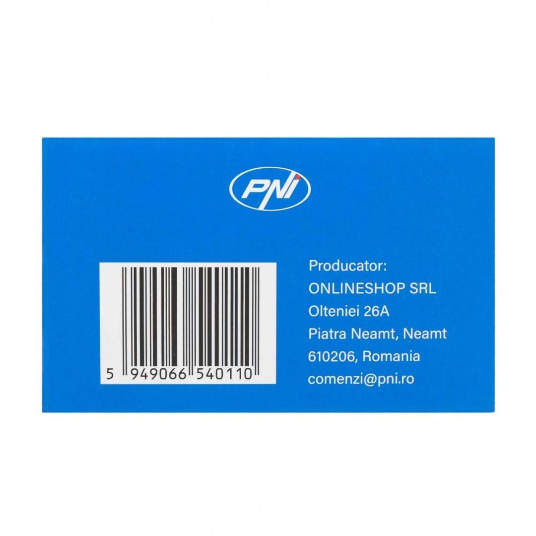 Incarcator solar PNI GreenHouse P13 iesire 6V si 12V, 3W, acumulator Li-Ion 5200 mAh, IP66 pentru camere de vanatoare