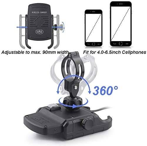 Incarcator wireless Moto / Atv 12V - 15W