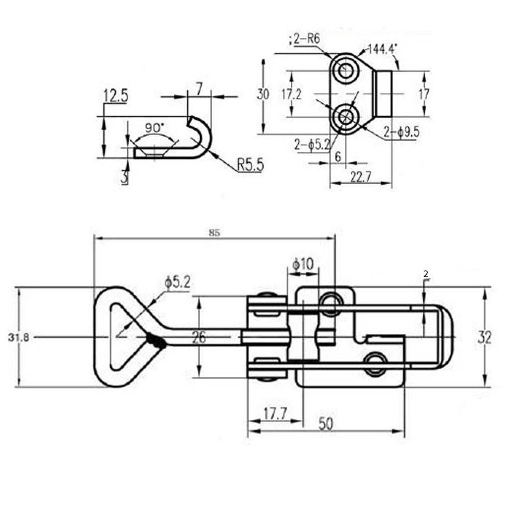 Inchizator oblon INOX