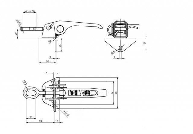 Inchizator oblon STEELPRESS
