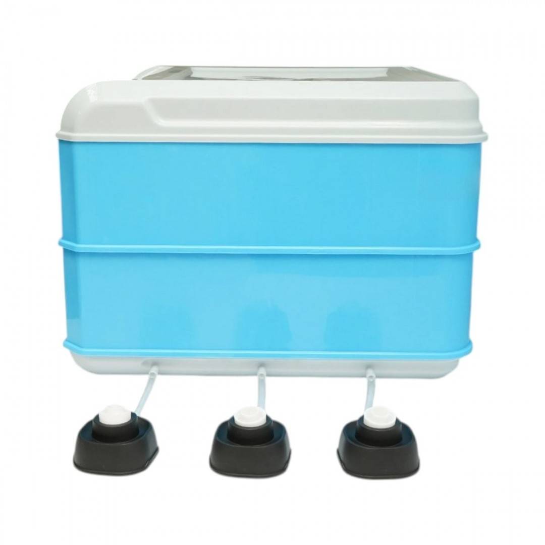 Incubator automat 128 oua 80W, 12V-220V, rotire automata, ovoscop LED, control temperatura, umiditate, afisaj digital, alarma