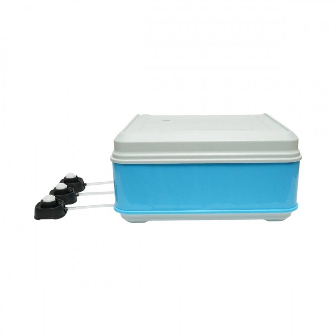 Incubator automat 36 oua 35W, 12V-220V, rotire automata, ovoscop LED, control temperatura, umiditate, afisaj digital, alarma