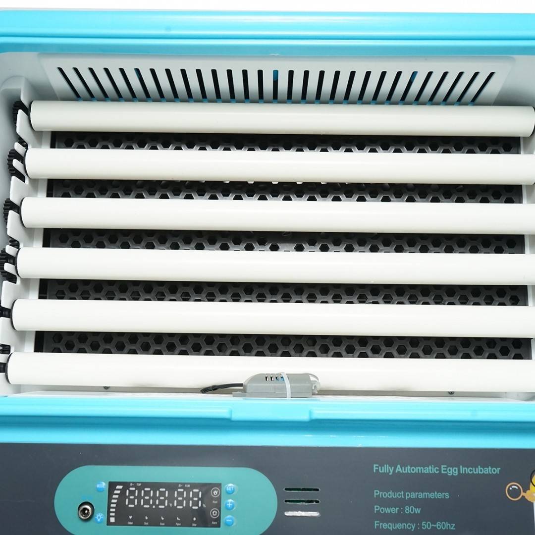 Incubator automat 36 oua 80W, 12V-220V, rotire automata, control temperatura, umiditate, afisaj digital