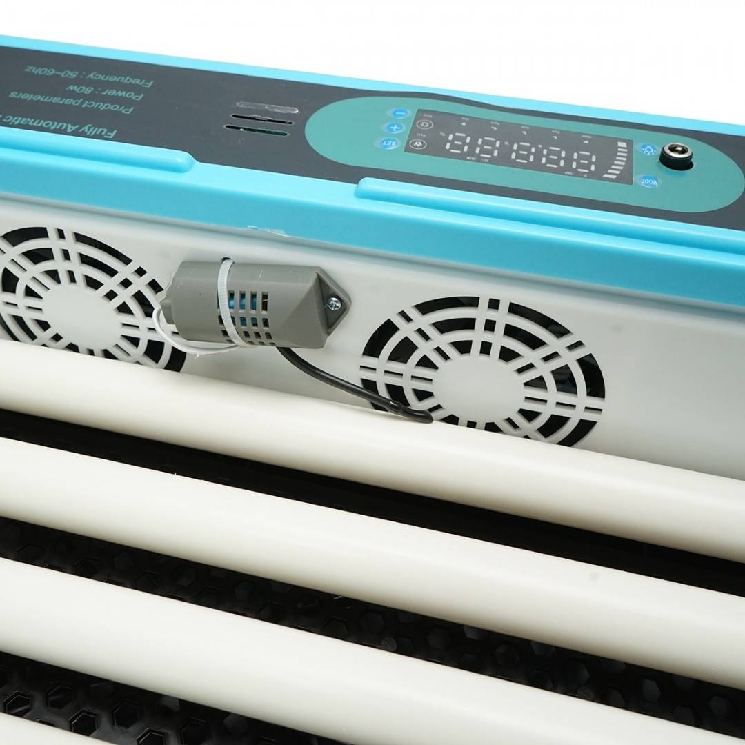 Incubator automat 36 oua 80W, 12V-220V, rotire automata, control temperatura, umiditate, afisaj digital