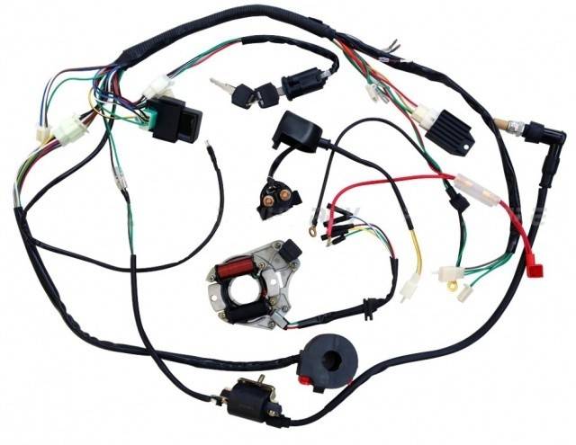 Instalatie electrica completa (ATV 110cc) 9 in 1