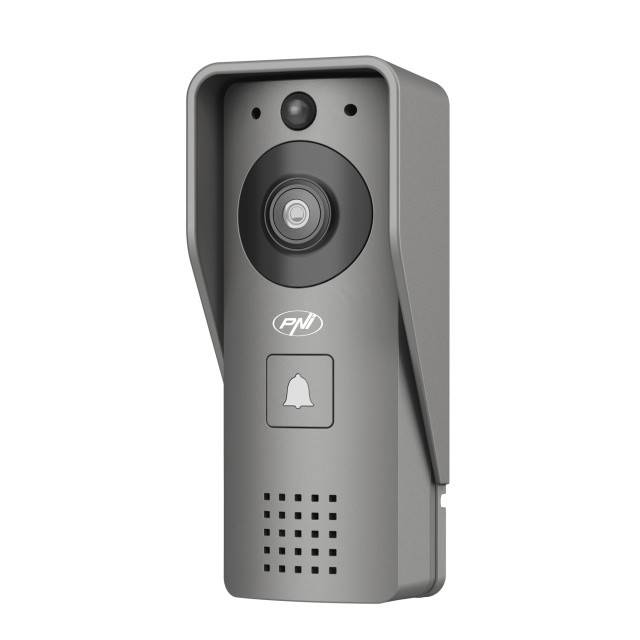 Interfon video inteligent PNI House 910 WiFi HD, P2P, iesire yala, aplicatie dedicata Tuya Smart, integrare in scenarii si automatizari smart cu alte