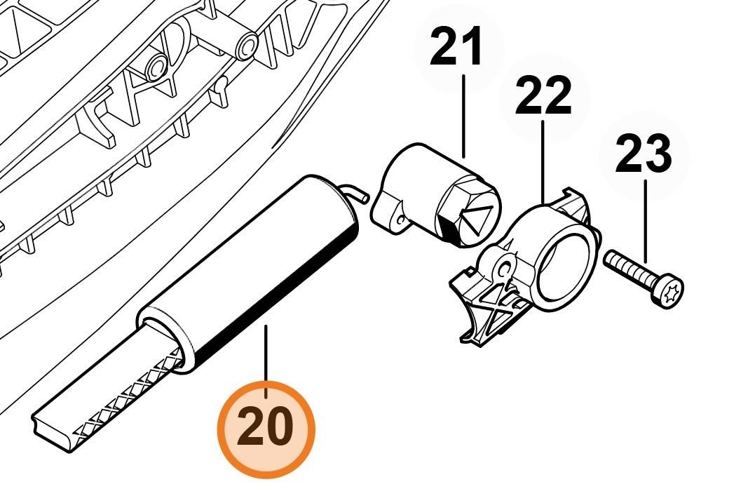 Intinzator curea compatibil Stihl TS 410, TS 420