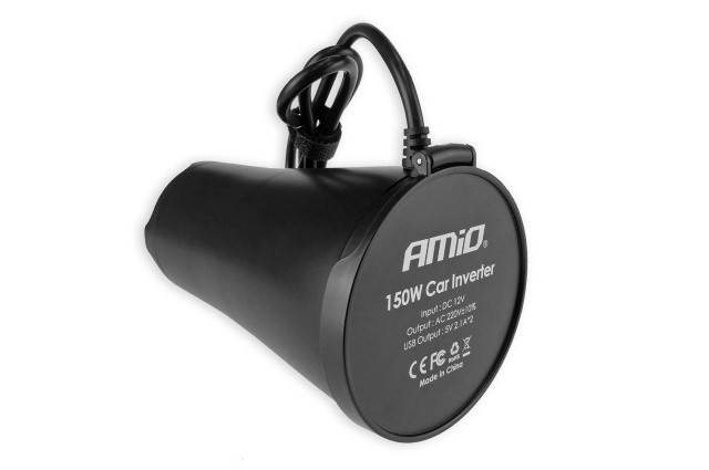Invertor de putere 12V/230V 150W/300W 2xUSB PI02