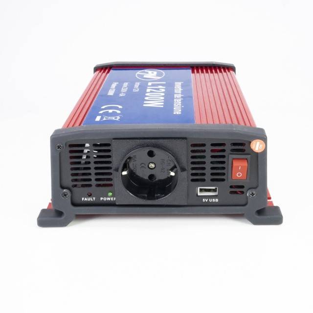 Invertor de tensiune PNI L1200W alimentare 12V iesire 230V