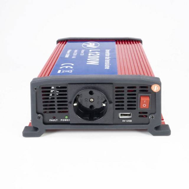 Invertor de tensiune PNI L1200W alimentare 12V iesire 230V