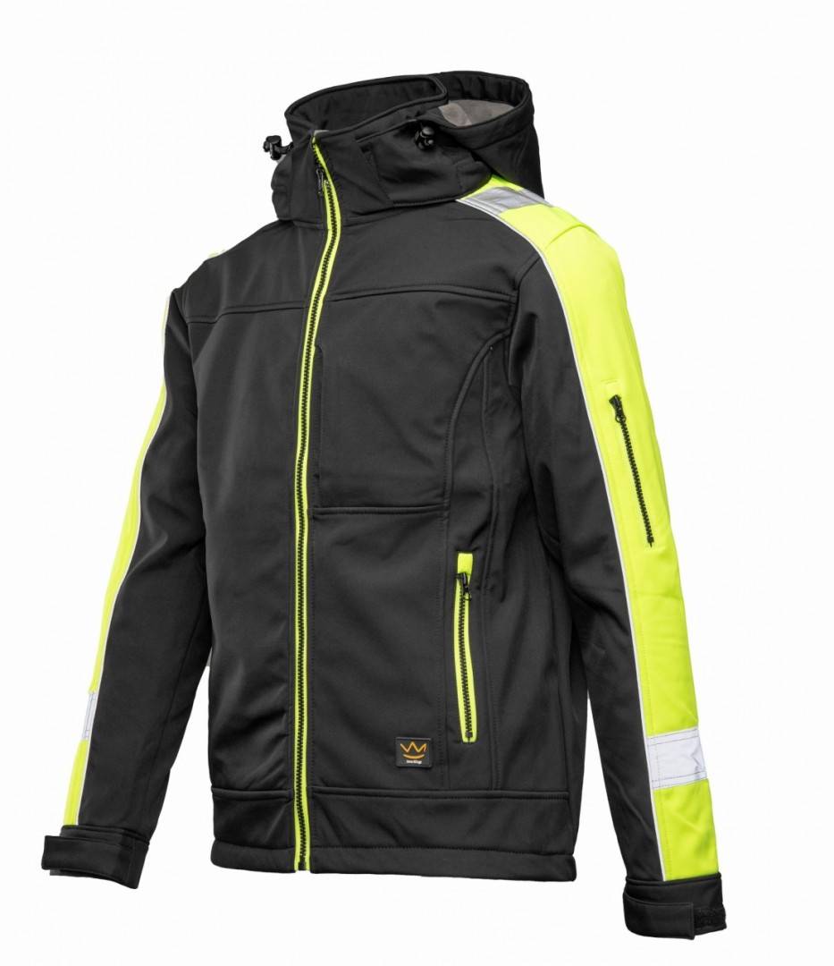 Jacheta Softshell Rival Seven Kings Negru/Galben