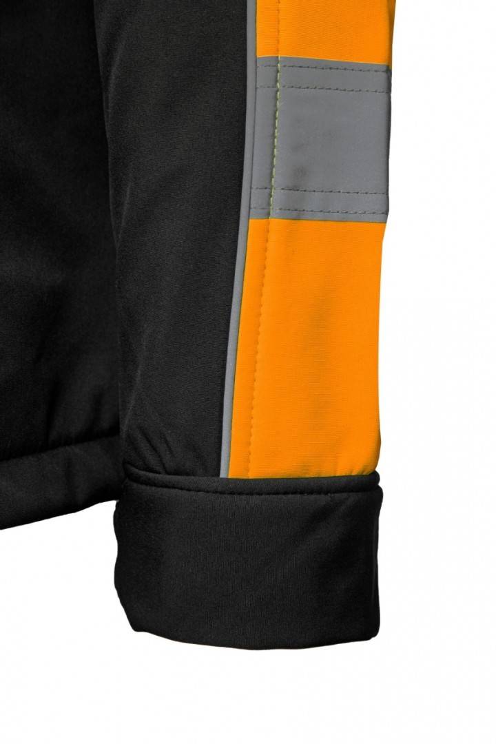 Jacheta Softshell Seven Kings negru-portocaliu