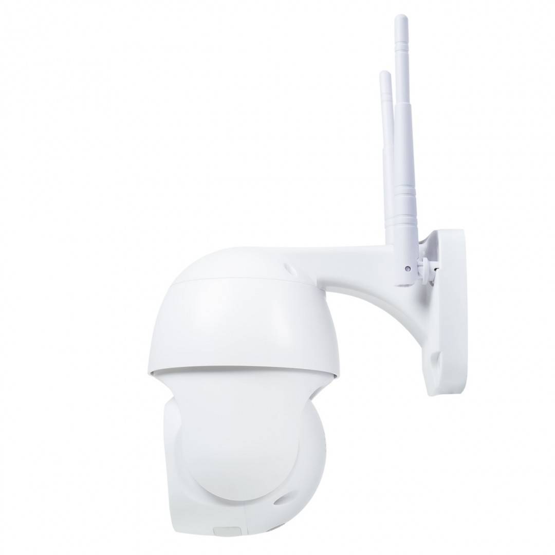 Kit 2bucati Camera supraveghere video wireless PNI IP440 WiFi PTZ, 4MP, zoom digital, slot micro SD, stand-alone, alarma detectie miscare, urmarire