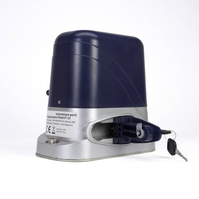 Kit automatizare porti autoportante PNI AP800D, motor, fotocelule, telecomanda, lampa, 230V, 1100 N si 800KG poarta culisanta