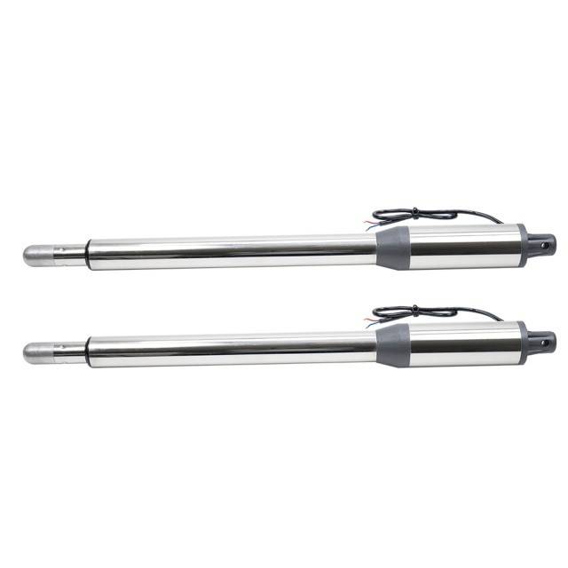 Kit automatizare porti batante PNI MAB300, cu 2 motoare 40W, telecomenzi si panou de control, fotocelule si lampa, lungime poarta 2 x 2.5m max,